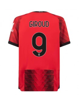 AC Milan Olivier Giroud #9 Heimtrikot 2023-24 Kurzarm